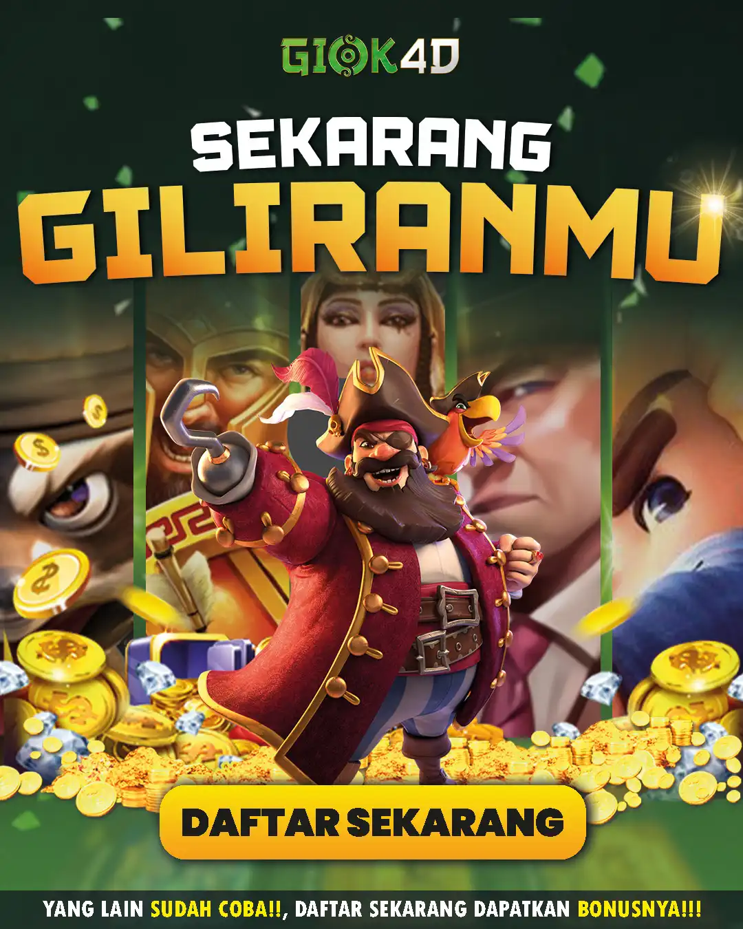 Setiap Login di GIOK4D Pasti Dapat Kejutan!